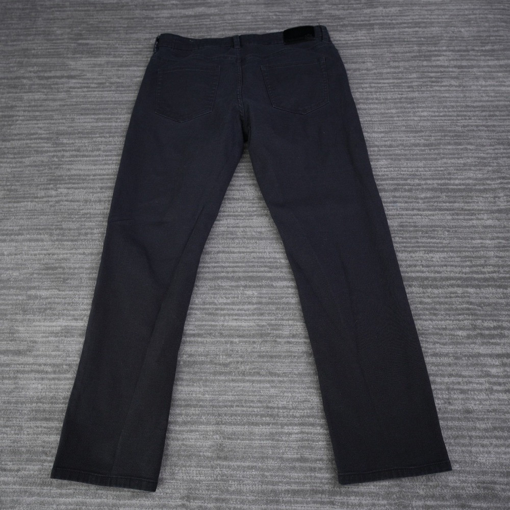 English Laundry Jeans Men Black Solid Mid Rise Denim 34x30 Measured 35x29.5